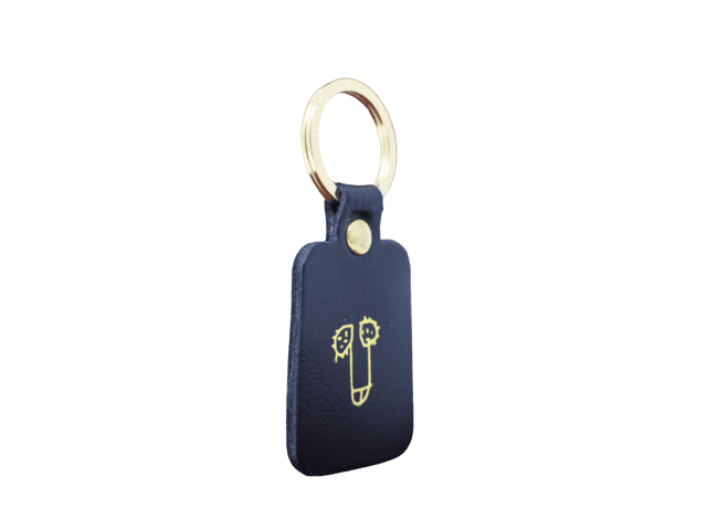 Leather key ring