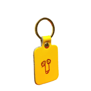 Leather key ring