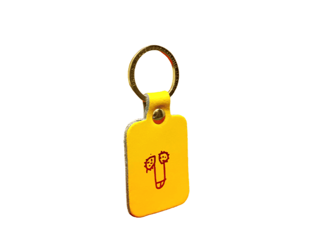 Leather key ring