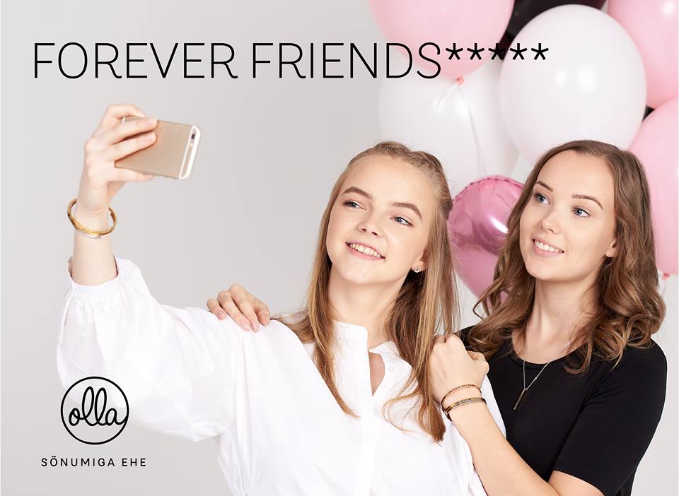 Olla Ehe bracelets with a message