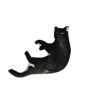 Cat - Cushion - Black