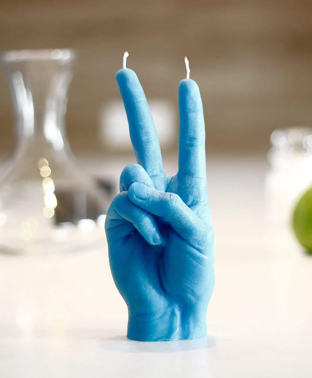 Peace Candle - Blue - Image 3