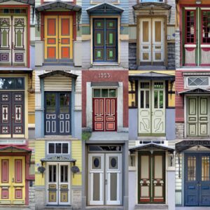 Postcard Tallinn Doors