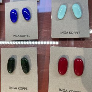 Glass earrings - INGA KOPPEL