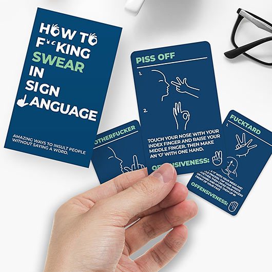 How to Swear in Sign Language - Card Game - Image 2