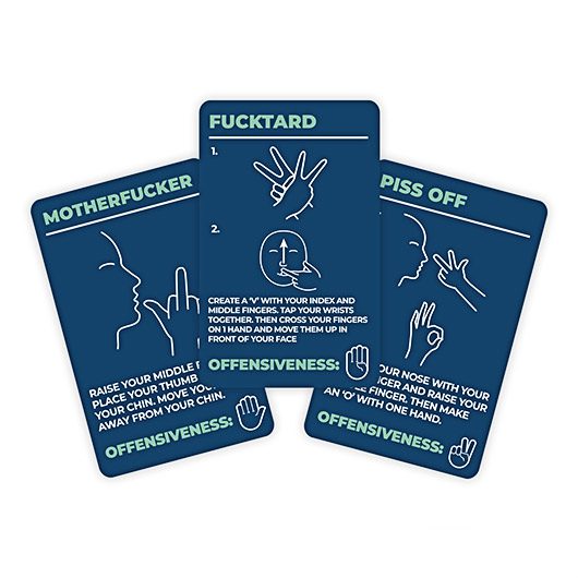 How to Swear in Sign Language - Card Game - Image 3