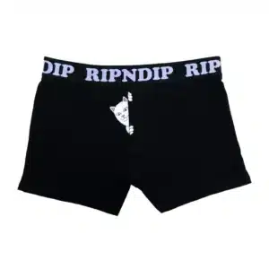 Peek A Nermal Boxers - Black