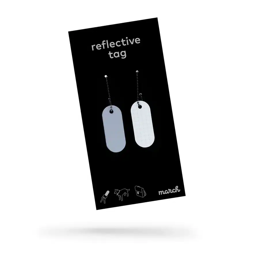 Reflective Tag - Metallic Silver - Image 2