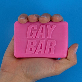 Pink soap bar