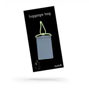 Luggage Tag - Neon Yellow
