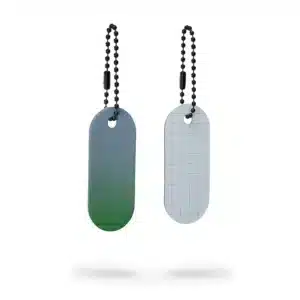 Reflective Tag - Green Fade