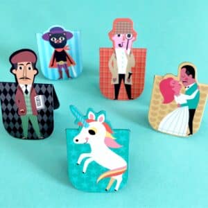 OMM - Set of 5 magnetic bookmarks