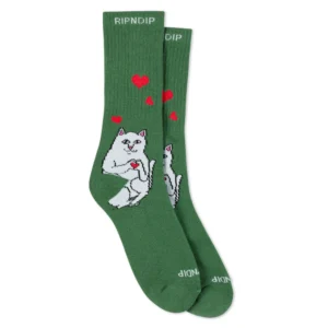 Nermal Loves Socks - Dusty Pine
