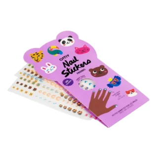 A packet of Unicorn - Nail Stickers with playful animal faces and colourful designs. Includes two sheets of small, assorted stickers—ideal for Tallinn shopping or adding a fun Estonian design touch to your style. Gate21.ee