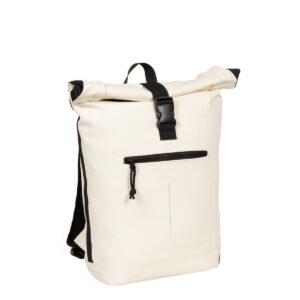 New York Rolltop Backpack - White