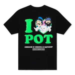 I Love Pot Tee - Black