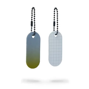 Reflective Tag - Yellow Fade