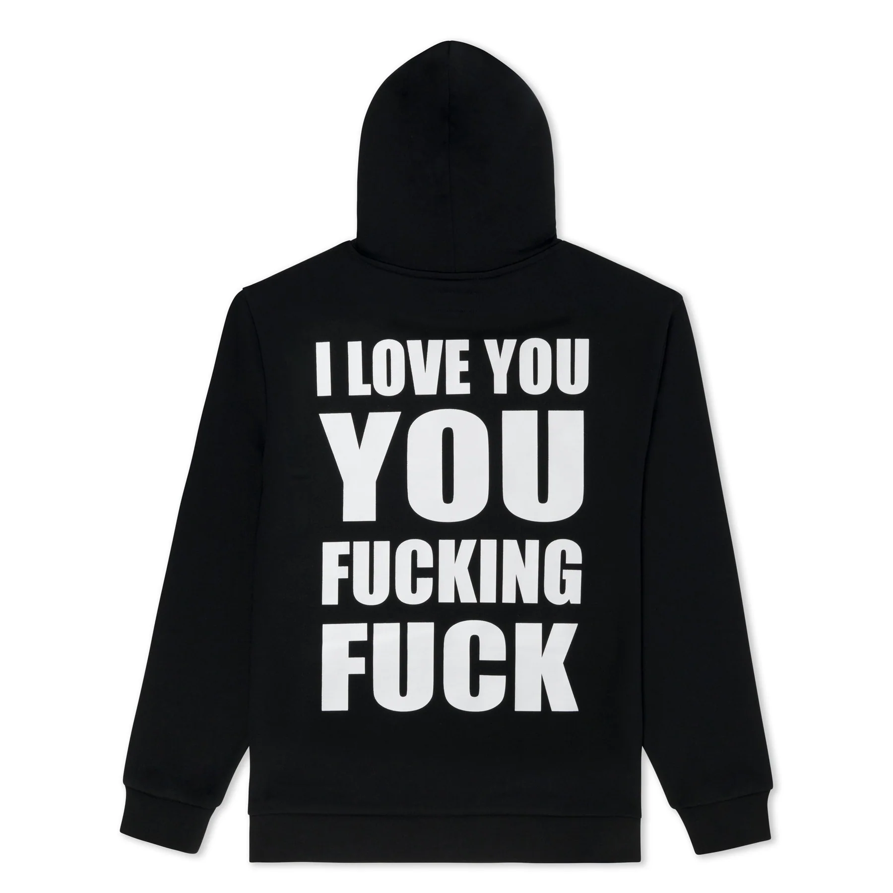 ILY Fucking Fuck Hoodie Black - Image 2