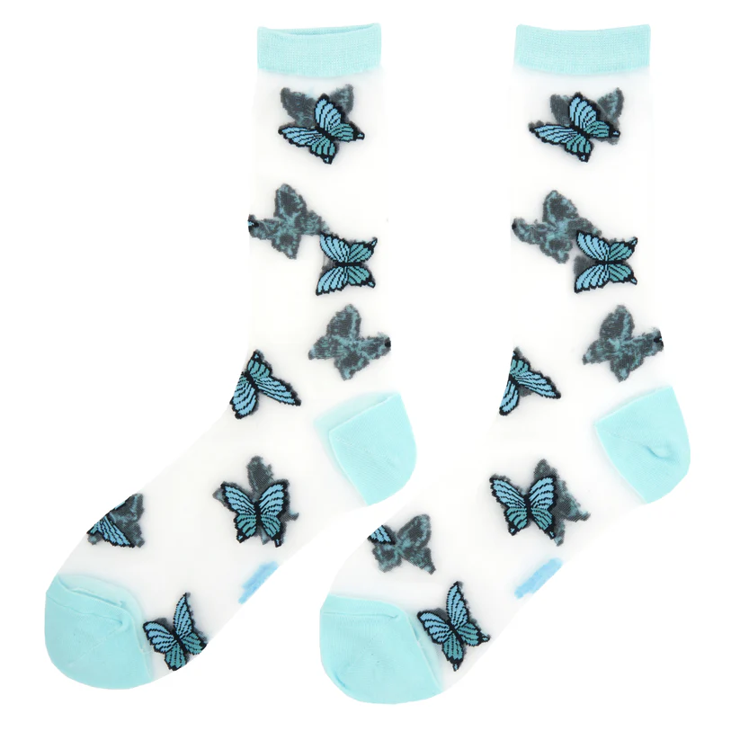 Butterfly - Transparent Socks