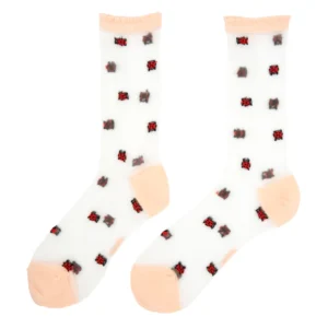 Ladybug - Transparent Socks