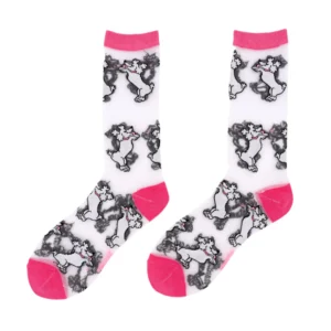 Poodle - Transparent Socks