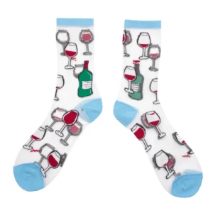 Wine - Transparent Socks