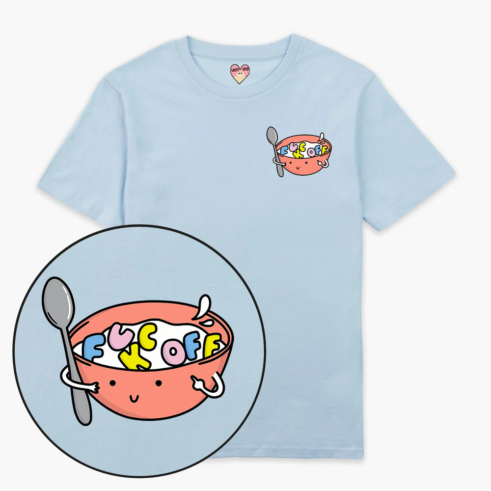 Rude Cereal T-Shirt - Blue
