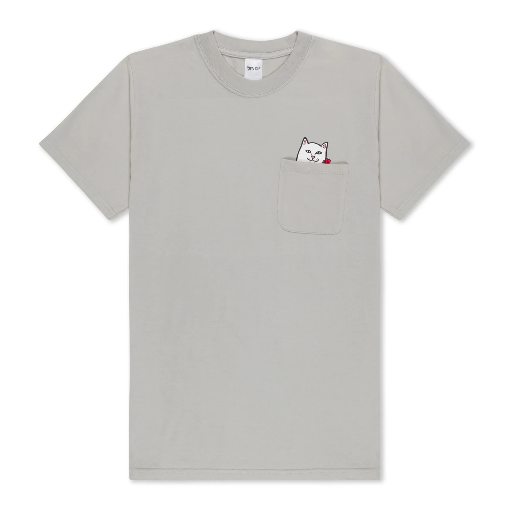 Be Mine Pocket Tee Gray