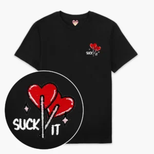 Suck it Lollipop T-Shirt  - Black