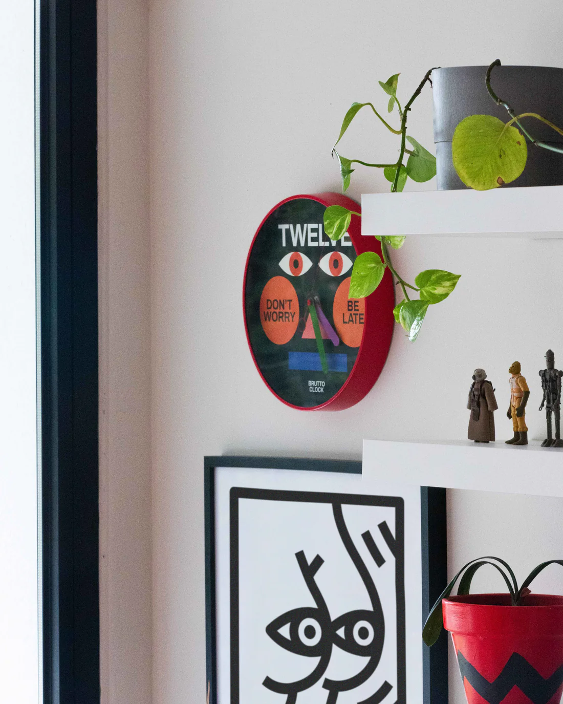 BE LATE - Wall clock - Image 3