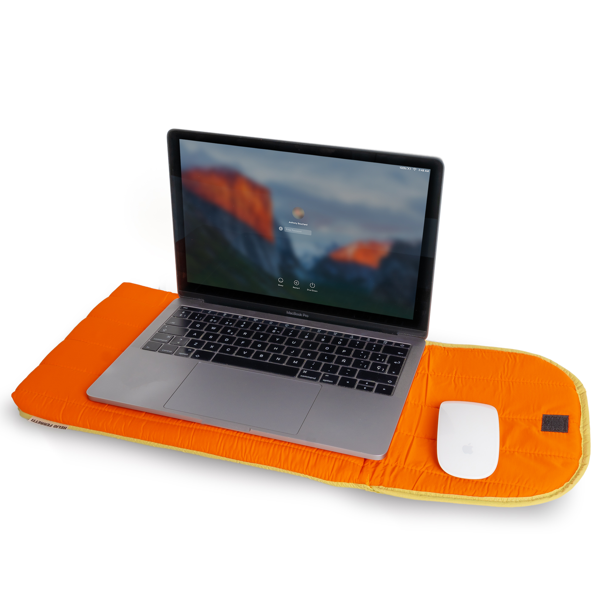 Puffy laptop sleeve 15´´- Orange - Image 2