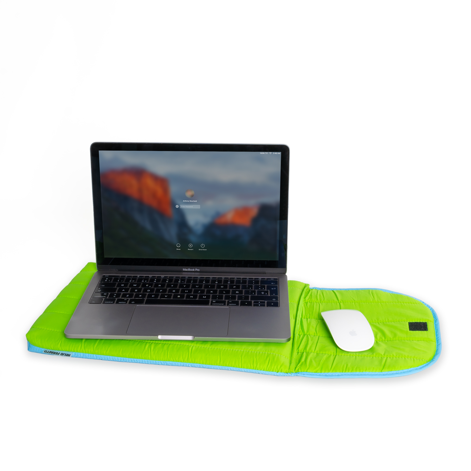 Puffy laptop sleeve 15´´- Green - Pilt 2