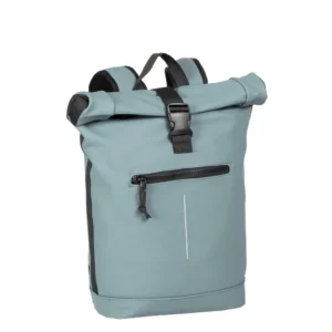 New York Rolltop Backpack - Soft Blue