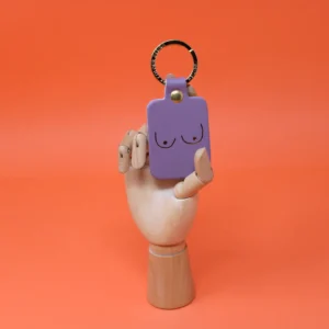Boob Key Ring - Lilac