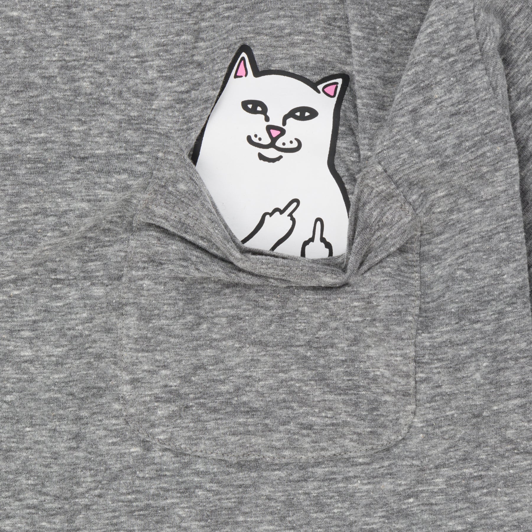 Lord Nermal Pocket Tee - Heather Gray - Image 2
