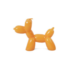 Balloon Dog Candle - Orange