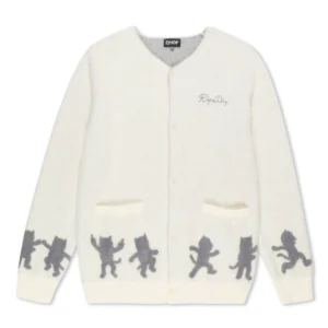 Cosmic Nerm mohair cardigan - Off white