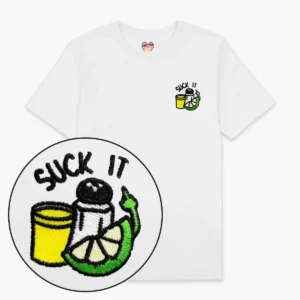 Suck it Tequila T-Shirt  - White