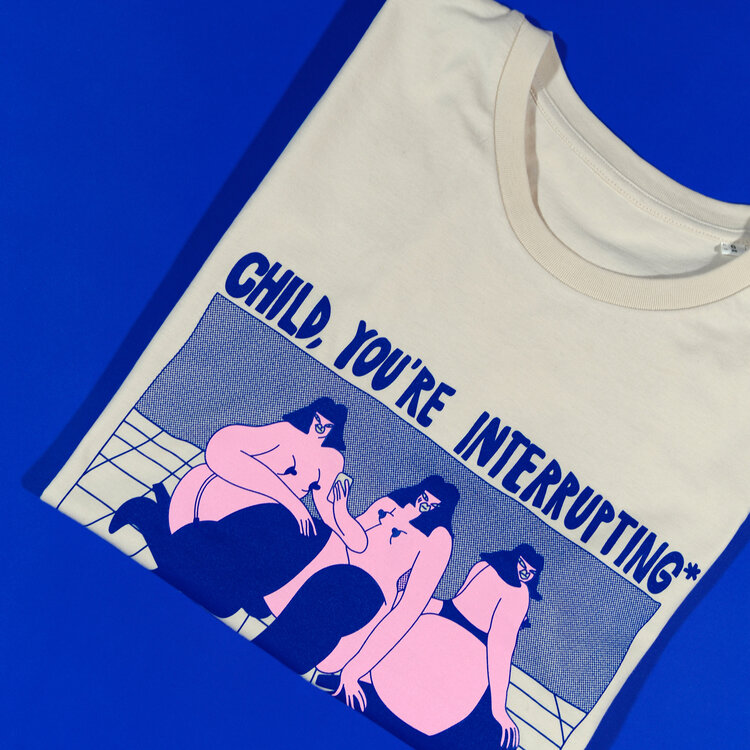Child you're Interrupting T-shirt - Pilt 2