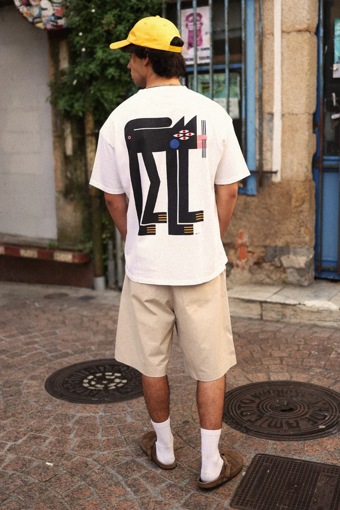 MARCO´S CAT T-shirt - White - Pilt 3