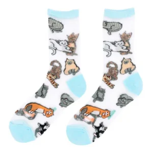 Cats - Transparent Socks