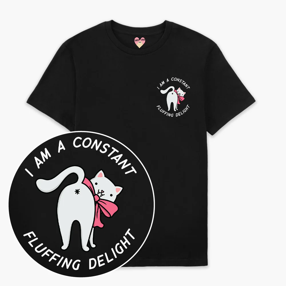 Fluffing Delight T-Shirt - Black