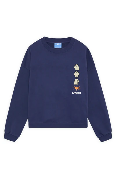 PERSPECTIVE Sweatshirt - Dark Blue - Image 2