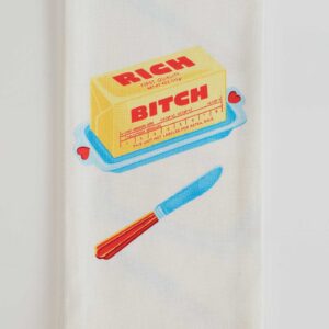 Rich bitch - Dish Towel