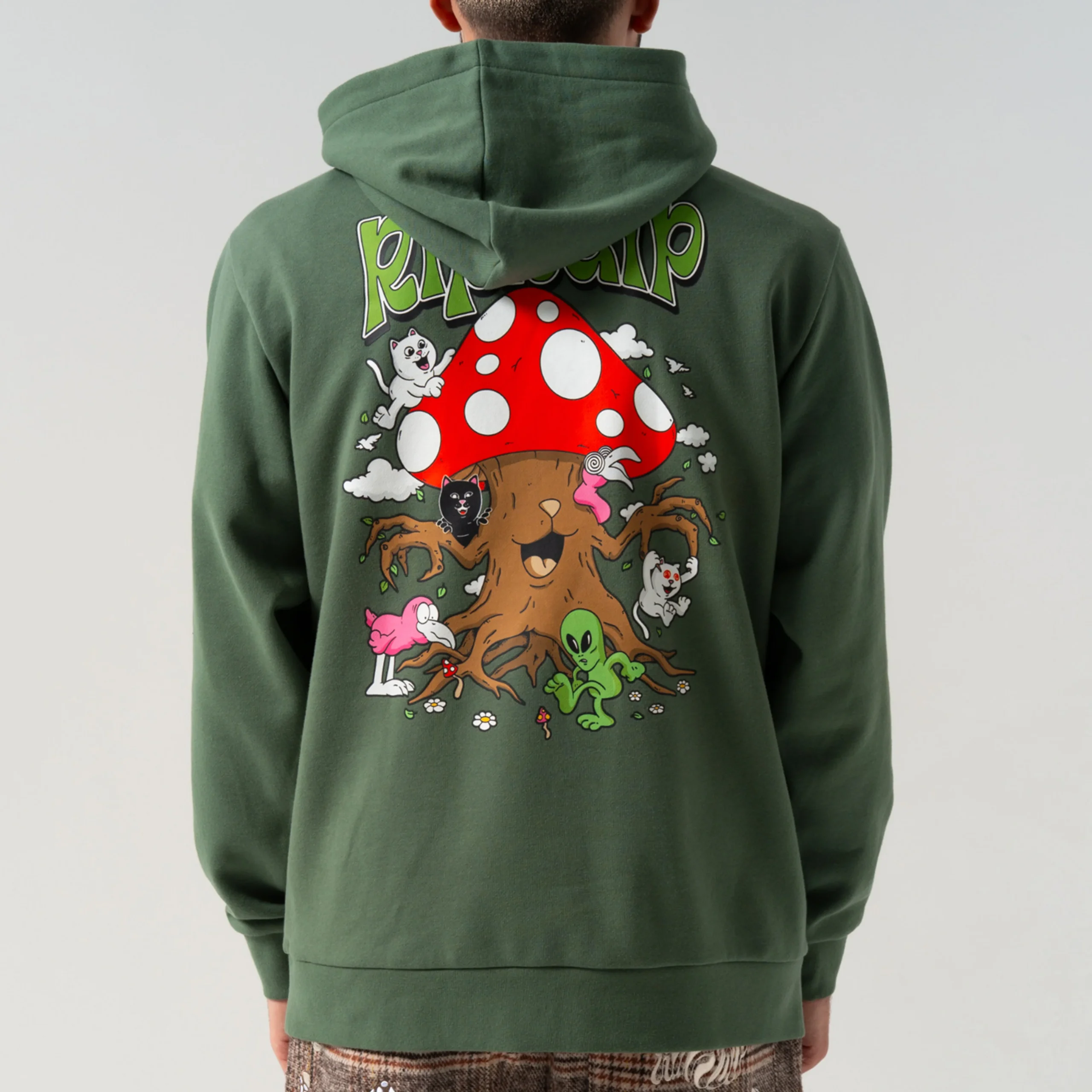 Playground hoodie - Light Olive - Image 3