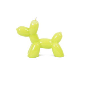 Balloon Dog Candle - Lime