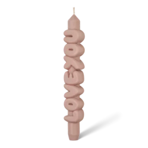 Love You 3D Candle - Cream