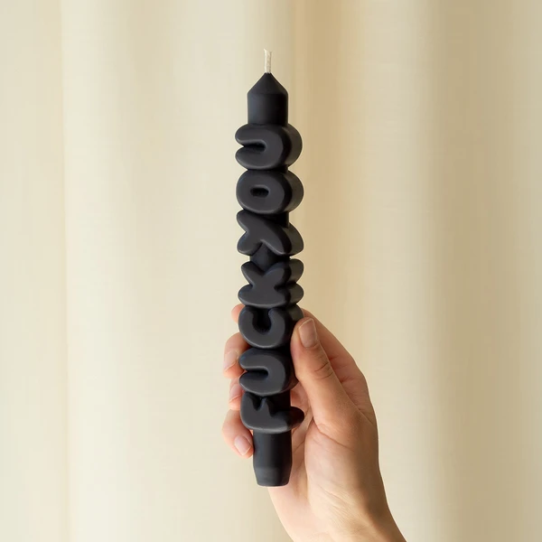 F*ck You 3D Candle - Black - Image 2