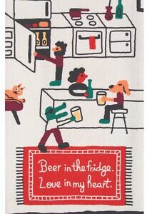 Beer Fridge - Dish Towel