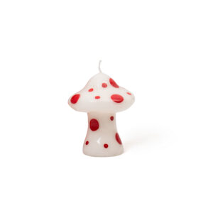 Mushroom Candle - White